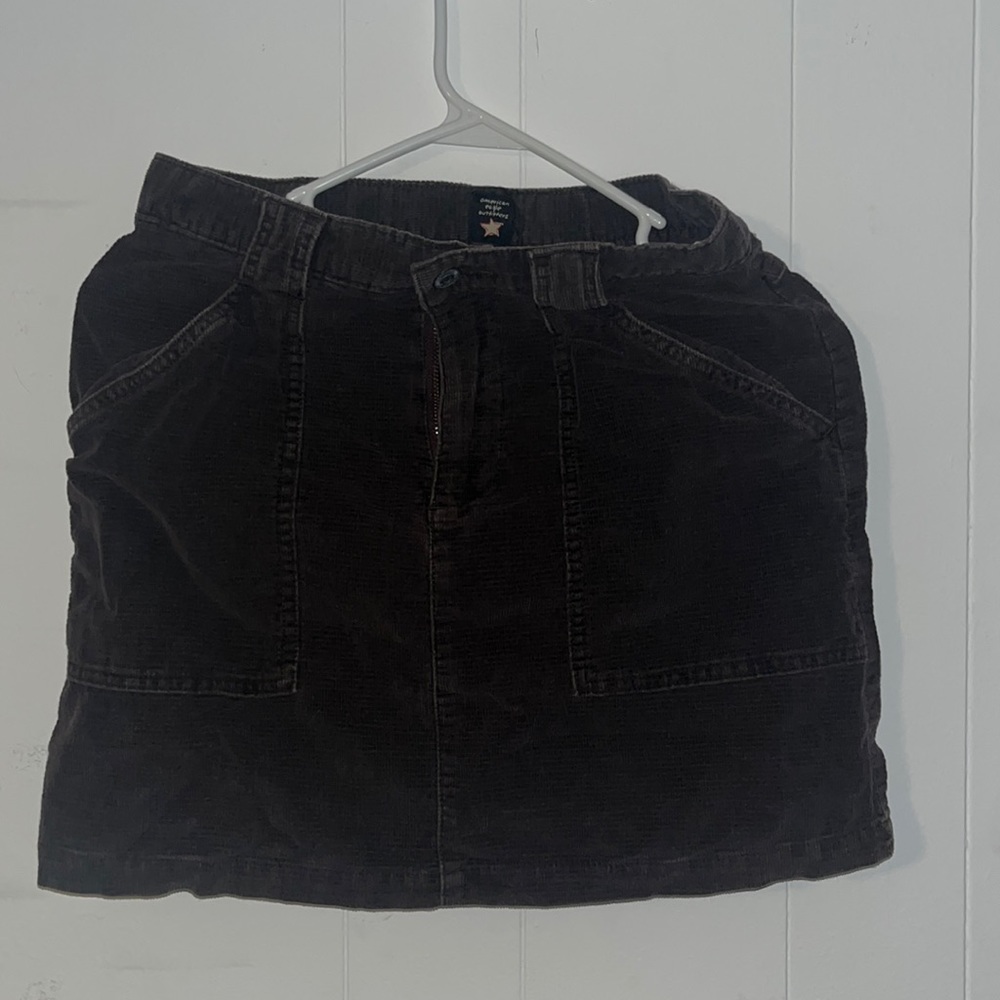 Brown Corduroy Skirt  - Vintage American Eagle
